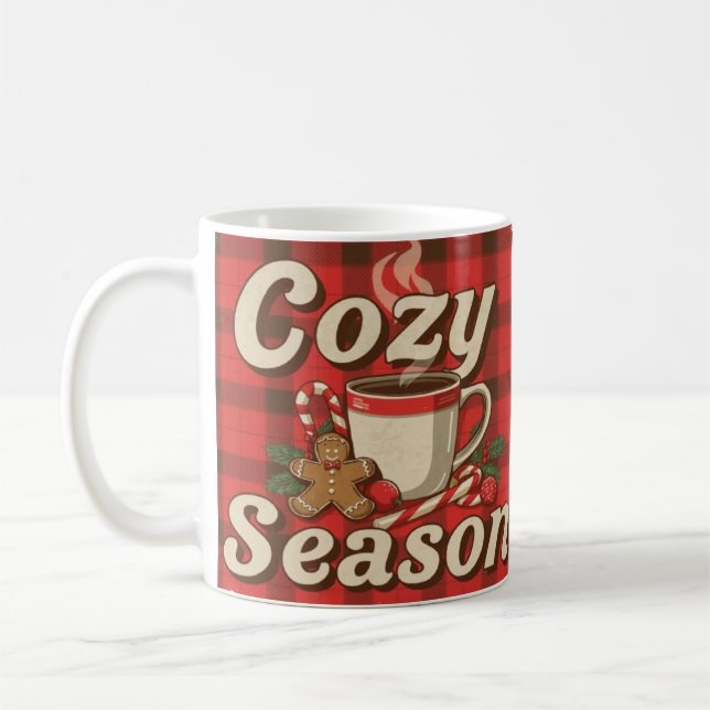 Cozy Season | Christmas Coffee Mug Design (Left)