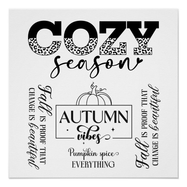 Cozy Season-Digital Download Poster (Front)