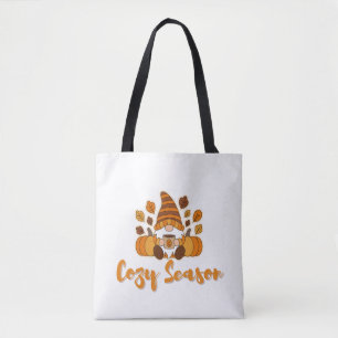 Cozy Season Fall Aesthetic Design for Autumn Lov Tote Bag
