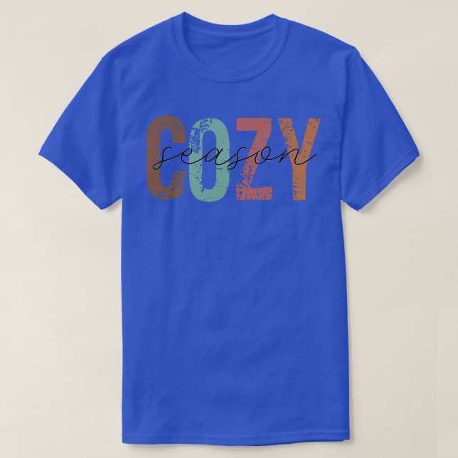 Cozy season fall autumn season T-Shirt (Design Front)