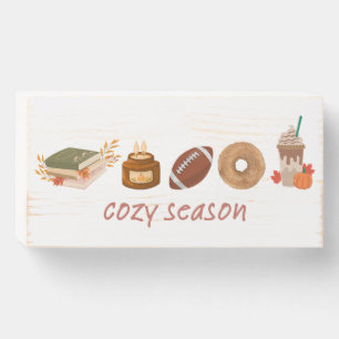 Cozy Season - Fall Wooden Box Sign