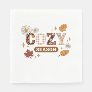 Cozy Season Oversized T-Shirt Napkins