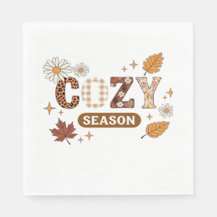 Cozy Season Oversized T-Shirt Napkins