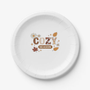 Cozy Season Oversized T-Shirt Paper Plates