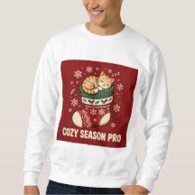 Cozy Season Pro Cat Christmas Sweatshirt