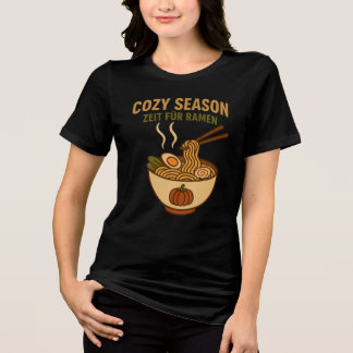 Cozy Season Ramen – Zeit für Ramen Tri-Blend Shirt