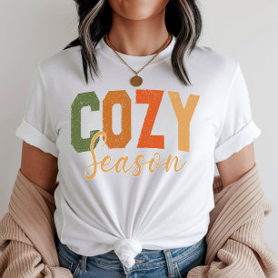 Cozy Season Shirt, Fall Autumn Winter Sweatshirt T-Shirt