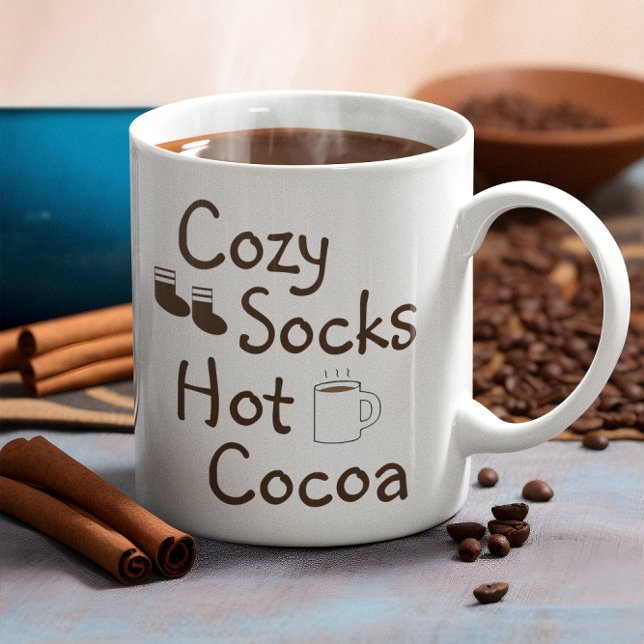 Cozy Socks & Hot Cocoa Coffee Mug (Creator Uploaded)