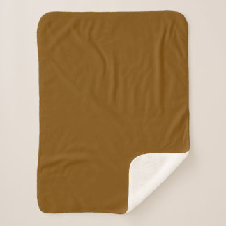 Cozy Solid Brown Blanket – Soft Warm Minimalist Th