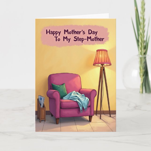 Cozy Step Mothers Day Card (Front)