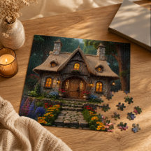 Cozy Stone Cottage with Blue Door Garden