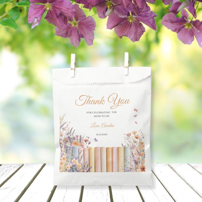 Cozy Storybook Baby Shower Favor Bag (Creator Uploaded)