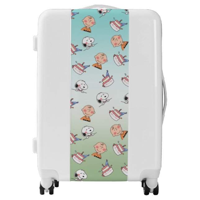 Cozy suitcase with boy and dog (Front)