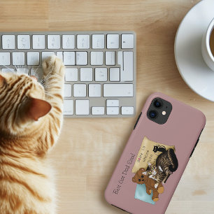 Cozy Tabby Pink Father's Day iPhone 11 Case