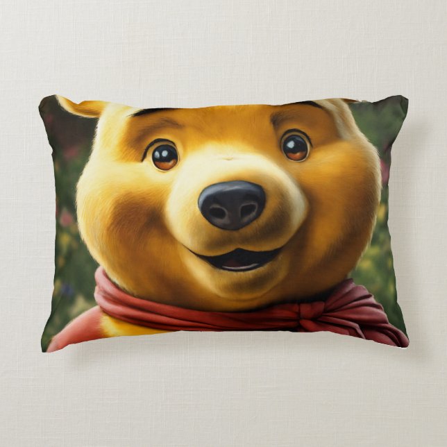 Cozy Teddy Bear Cushion – Soft and Adorable Accent (Front)