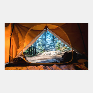 Cozy Tent Camping ZOOM Background