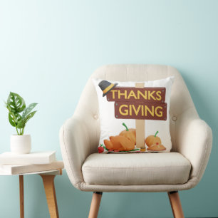 Cozy Thanksgiving Pillow Decor