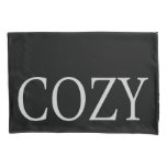 COZY TYPOGRAPHY HOLIDAY STANDARD PILLOW CASE