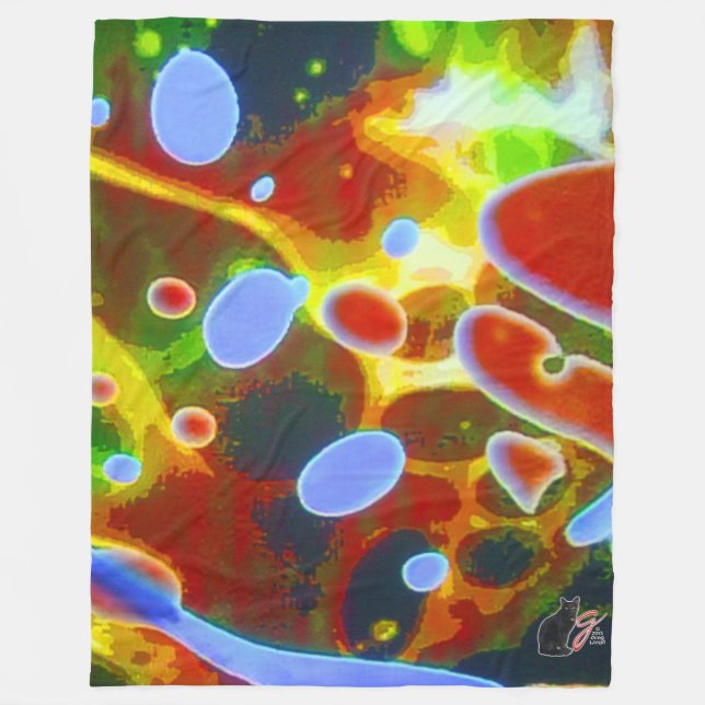 Cozy Undulations Fleece Blanket (Front)