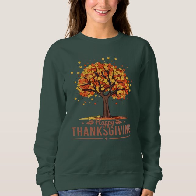 "Cozy Up for Thanksgiving!" Sweatshirt (Front)