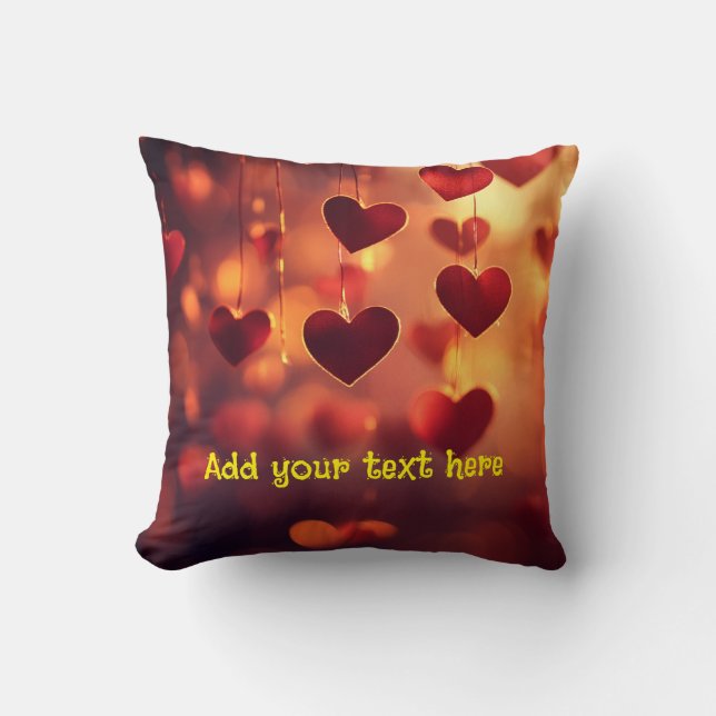 "Cozy Up with Love" cushion – Customizable  (Front)