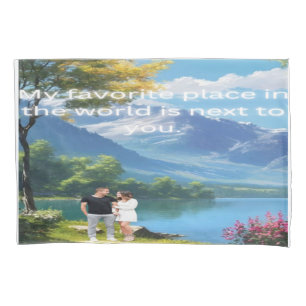 Cozy Up with Memories: Personalized Photo  Pillow Case