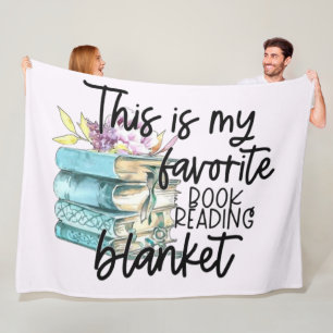 Cozy up with Your Favorite Book Fleece Blanket