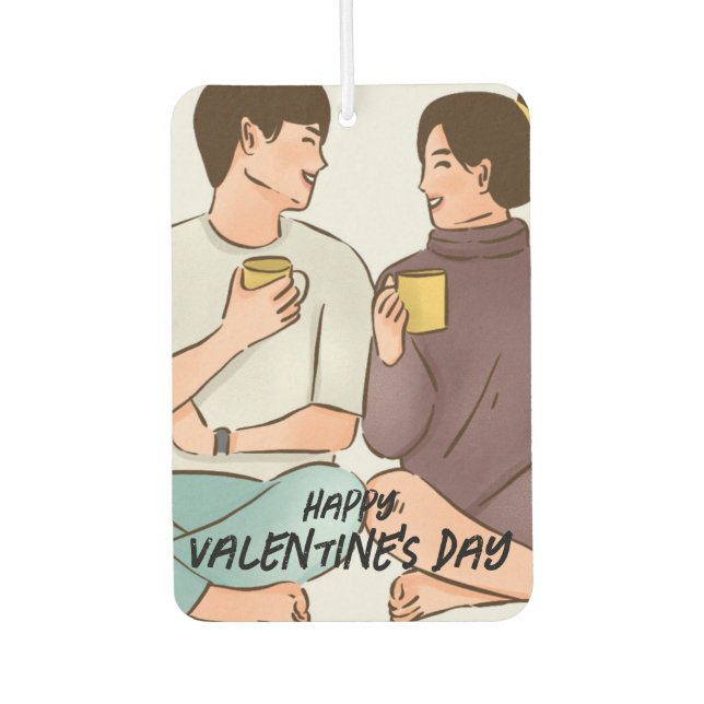 Cozy Valentine's Day Air Freshener (Front)