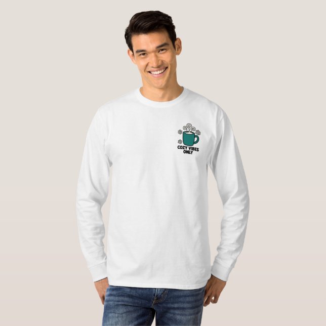 Cozy Vibes Only Winter Comic Tee (Front Full)