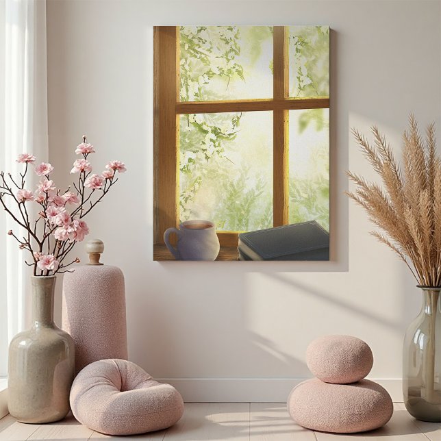Cozy Vintage Window Canvas Print (Creator Uploaded)