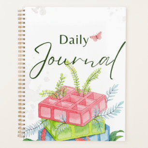 Cozy Waffle & Botanical Garden Whimsical Aesthetic Planner