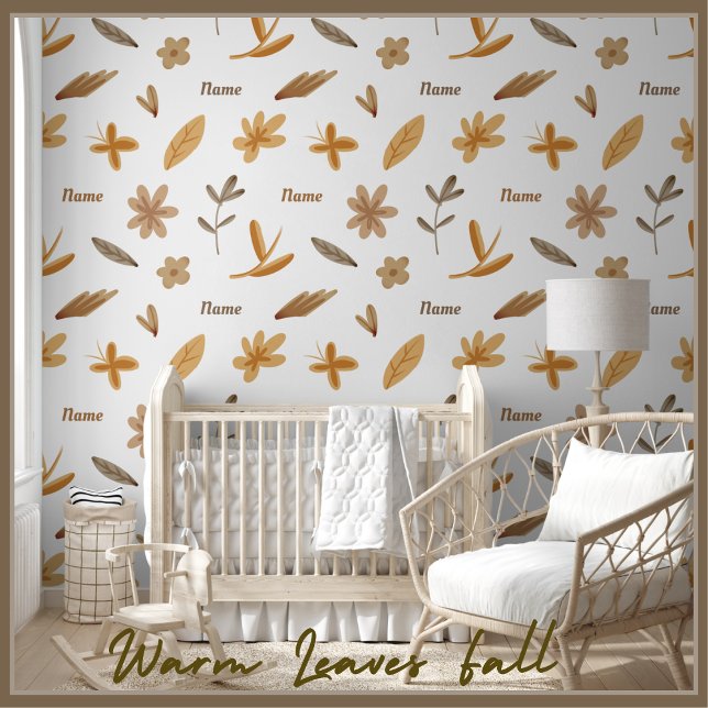 Cozy Warm Floral Nature Autumn Flowers Leaves Fall Wallpaper (Creator Uploaded)