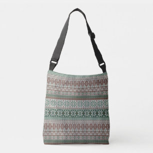 Cozy warm knitting crossbody bag