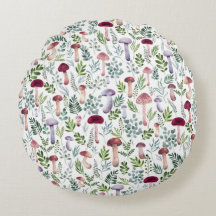 Cozy Watercolor Mushrooms Pattern  