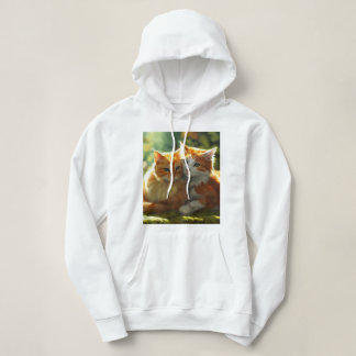 Cozy Whimsical Cats Hoodie Design