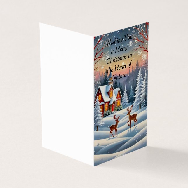 Cozy Winter Cabin (Outside)