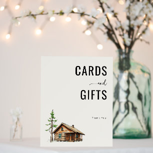 Cozy Winter Cabin Illustration Foam Board