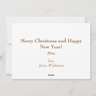 Cozy Winter Cabin & Snowman Watercolor Christmas Holiday Card