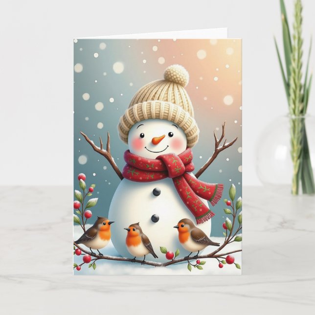 Cozy Winter Character Card (Front)