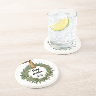 Cozy Winter Day Coaster