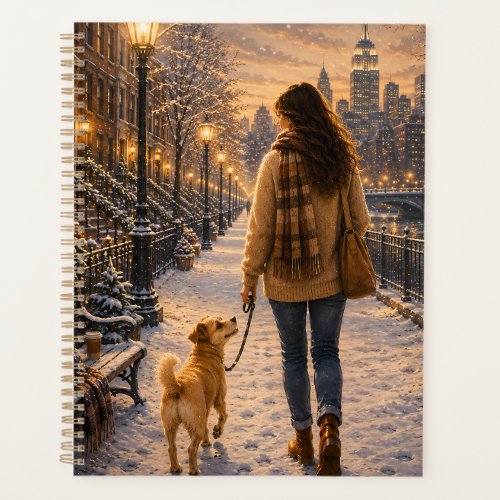 Cozy Winter Evening Walk with My Best Friend Planner