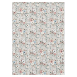 Cozy Winter Floral Pattern Tablecloth