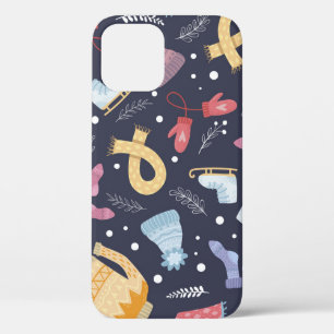 Cozy Winter Knitted Seamless Vintage iPhone 12 Case