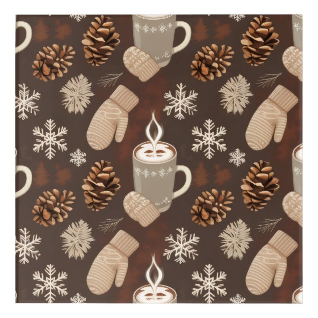 Cozy Winter Pattern-Minimalist Aesthetic Art (Front)