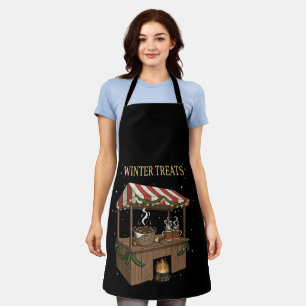 Cozy Winter Treats Christmas Market Stall Apron