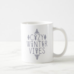 Cozy Winter Vibes Design Coffee Mug