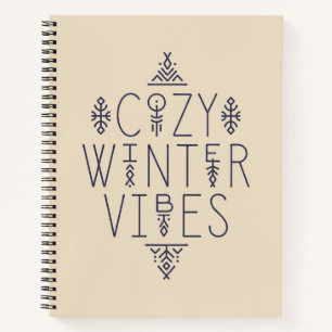 Cozy Winter Vibes Design Notebook