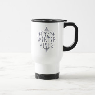 Cozy Winter Vibes Design Travel Mug