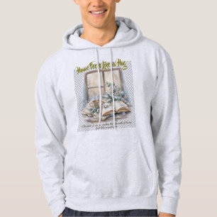 Cozy Winter Window Watercolor Hoodie