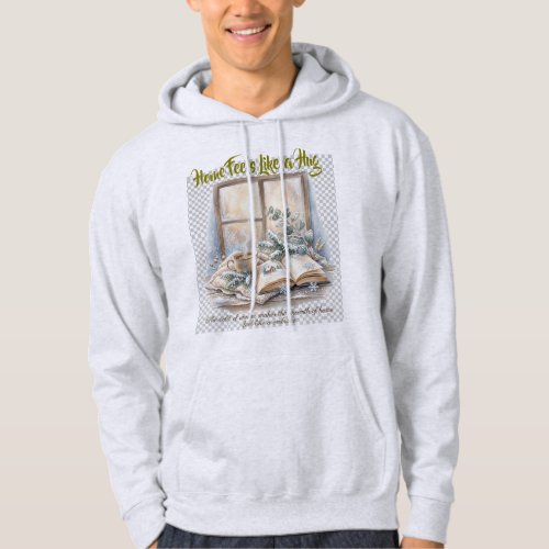 Cozy Winter Window Watercolor Hoodie